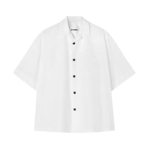 Jil Sander Klassisk Vit Bomullsskjorta White, Herr