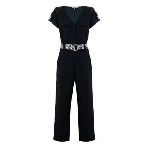 Kocca Casual Dam Jumpsuit med Bälte Black, Dam