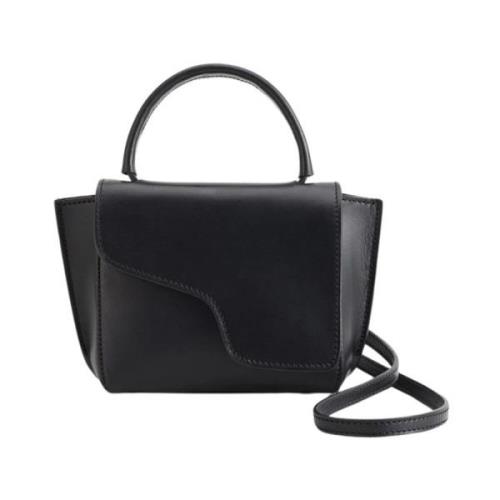 ATP Atelier Montalcino Svart Läder Crossbody Väska Black, Dam