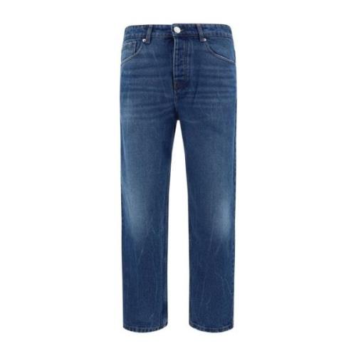 Ami Paris Tapered Fit Jeans Blue, Herr