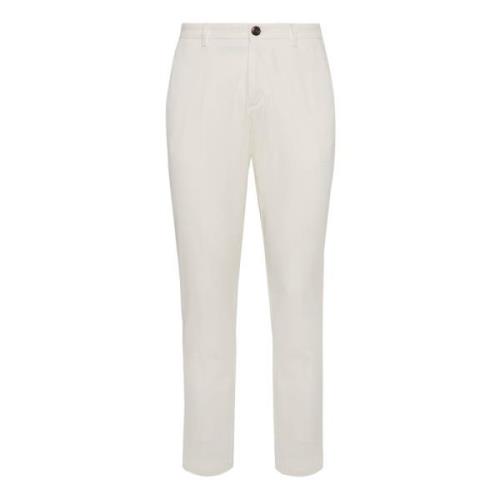 Boggi Milano Trousers White, Herr