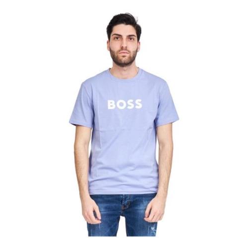 Hugo Boss T-Shirts Purple, Herr