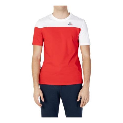 le coq sportif Röd kortärmad T-shirt Red, Herr