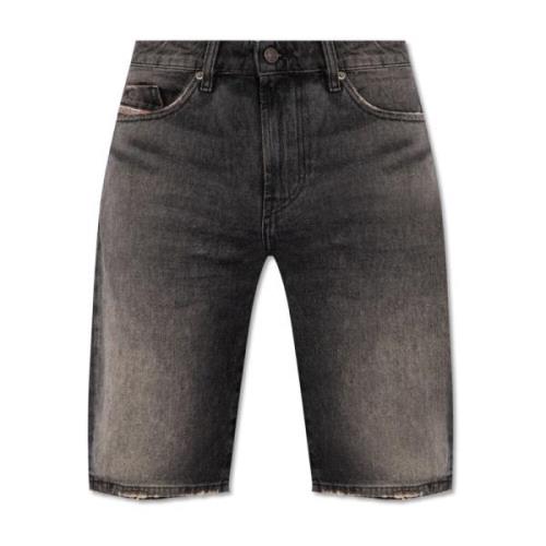 Diesel Slim-Short denim shorts Gray, Herr