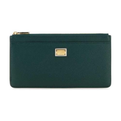 Dolce & Gabbana Dauphine Läderkortshållare Green, Dam