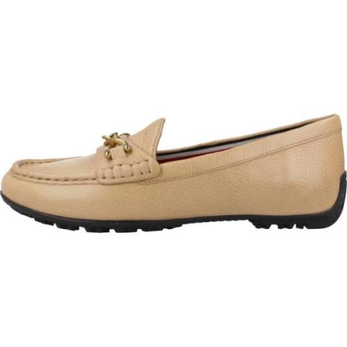 Geox Stiliga Loafers för Kvinnor Brown, Dam