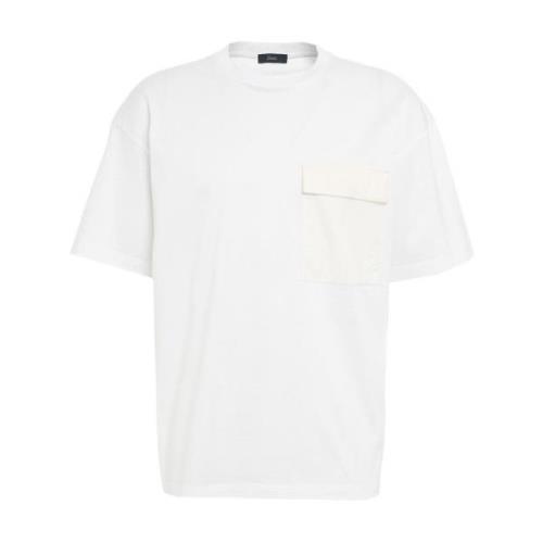 Herno Vita T-shirts Polos för Män White, Herr