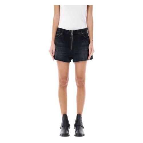 Haikure Bethany Dragkedja Shorts Black, Dam