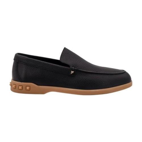 Valentino Garavani Svarta Loaferskor Black, Herr