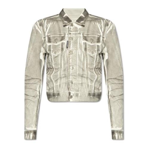 Dsquared2 Jeansjacka Gray, Dam