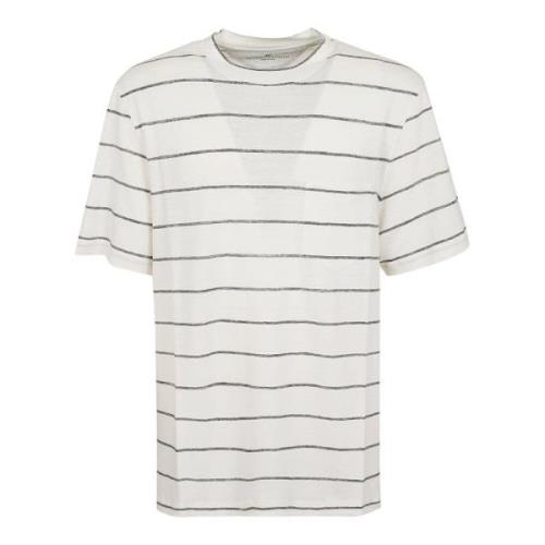 Brunello Cucinelli C2114 Stilren T-shirt White, Herr