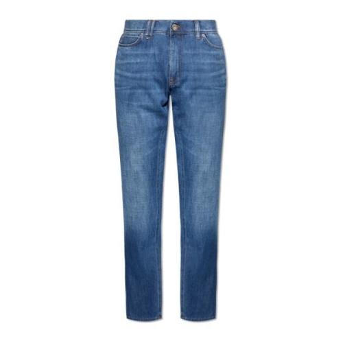 Brioni Jeans med raka ben Blue, Herr