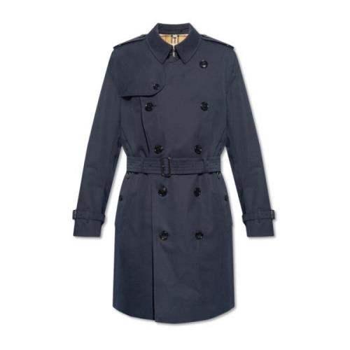 Burberry Kensington Mid trenchcoat Blue, Herr