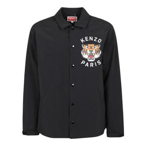 Kenzo Svart ytterkläder Black, Herr