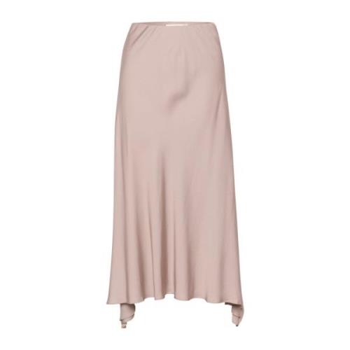 InWear Elegant Hidiiw Skirt i Clay Beige, Dam