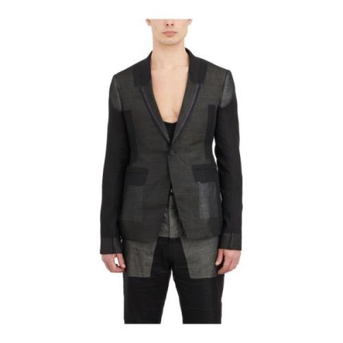 Rick Owens Stilfull Blazer Black, Herr