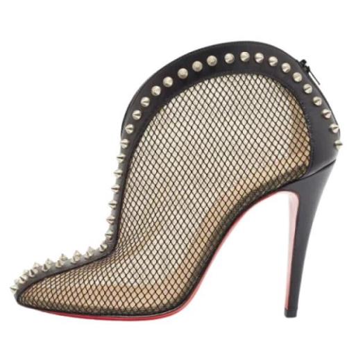 Christian Louboutin Pre-owned Pre-owned Laeder stvlar Black, Dam