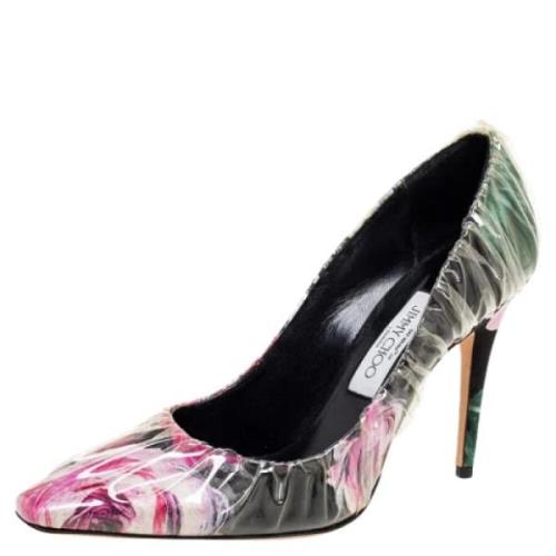 Jimmy Choo Pre-owned Pre-owned Satin klackskor Multicolor, Dam