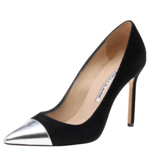 Manolo Blahnik Pre-owned Pre-owned Laeder klackskor Black, Dam