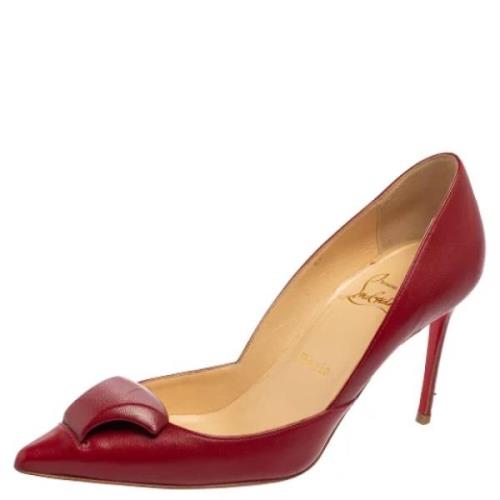 Christian Louboutin Pre-owned Pre-owned Laeder klackskor Red, Dam