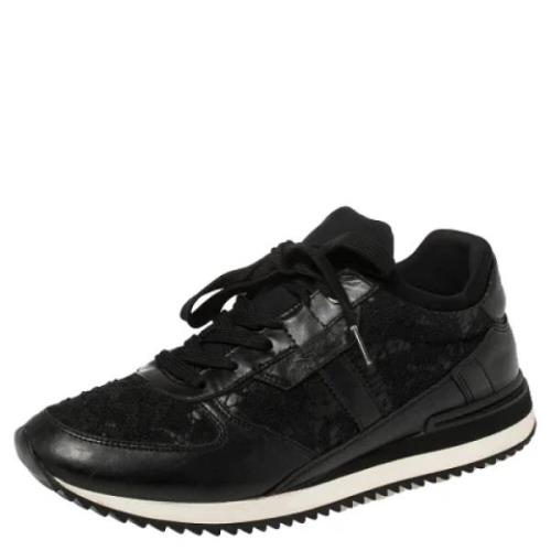 Dolce & Gabbana Pre-owned Pre-owned Laeder sneakers Black, Dam