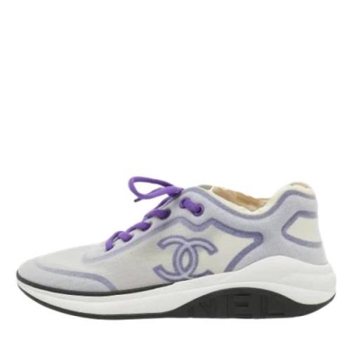 Chanel Vintage Pre-owned Mesh sneakers Purple, Dam