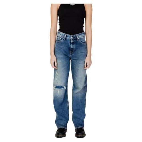 Tommy Jeans Betsy Mom Jeans - Vår/Sommar Kollektion Blue, Dam