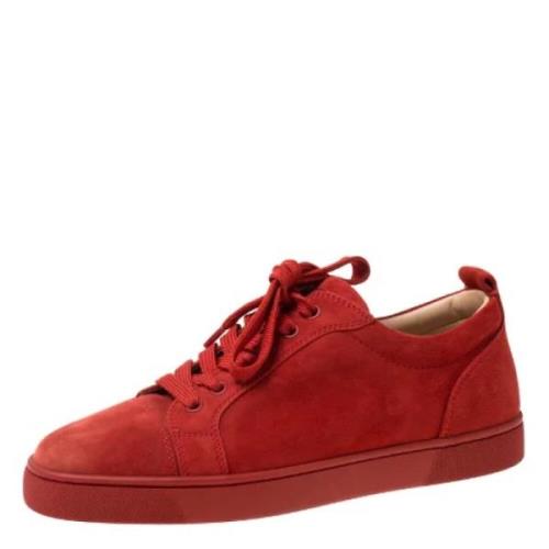 Christian Louboutin Pre-owned Pre-owned Mocka sneakers Red, Dam