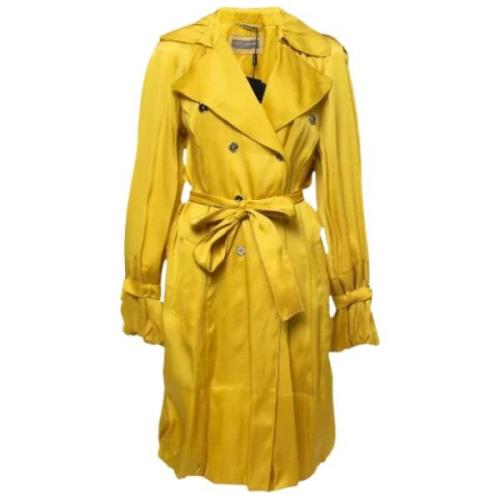 Dolce & Gabbana Pre-owned Pre-owned Silke ytterklder Yellow, Dam