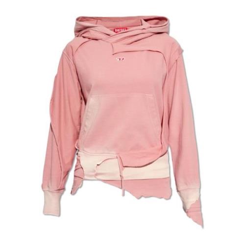 Diesel ‘F-Matte’ hoodie Pink, Dam