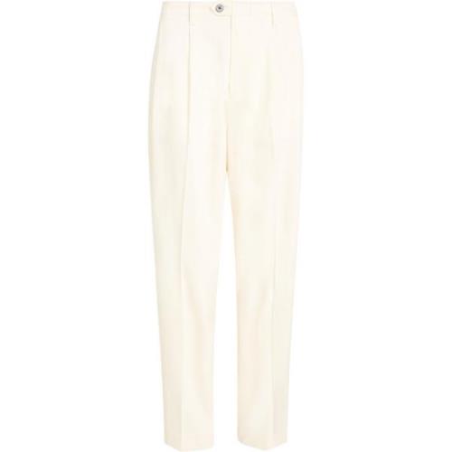 Tommy Hilfiger Vita Chino Byxor för Kvinnor White, Dam