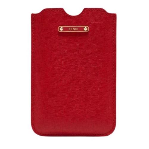 Fendi Vintage Pre-owned Laeder hem-och-kontorstillbehr Red, Dam