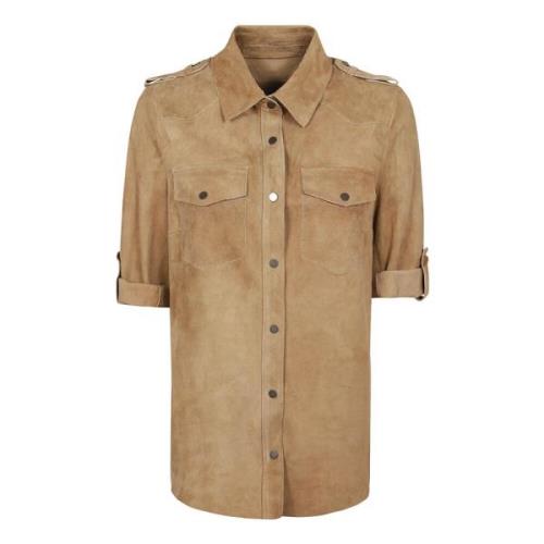 Salvatore Santoro Beige Jacka Brown, Dam