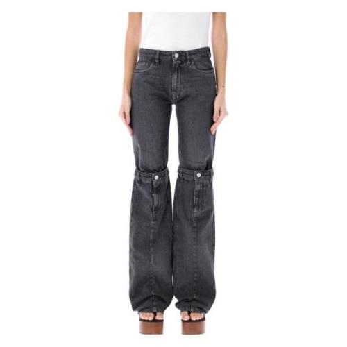 Coperni Slitna Denim Jeans Black, Dam