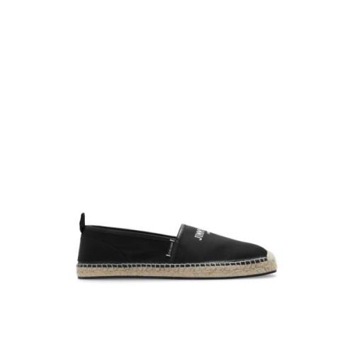 Jimmy Choo Egon espadriller med logotyp Black, Herr