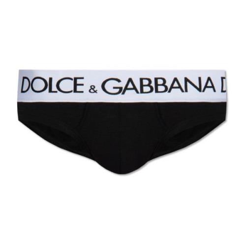 Dolce & Gabbana Kalsonger med logotyp Black, Herr