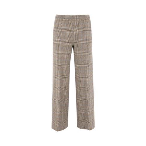 Aspesi Straight Trousers Beige, Dam