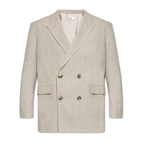 Ami Paris Dubbelknäppt blazer Gray, Herr