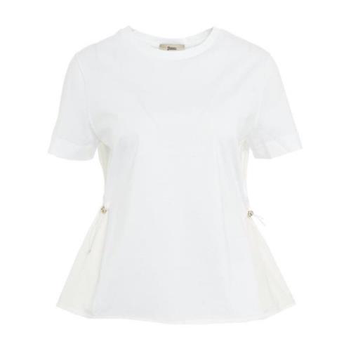 Herno Vita T-shirts Polos för Kvinnor White, Dam