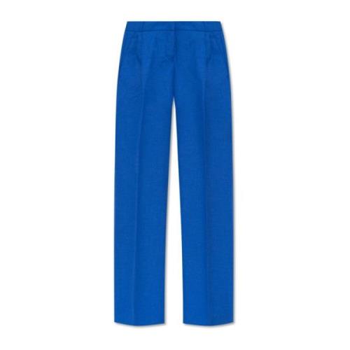 Coperni Ull plisserade byxor Blue, Dam