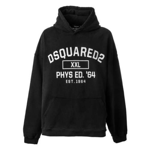 Dsquared2 Hoodie med huva Black, Herr