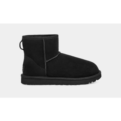 UGG Svarta fårskinnsskor Black, Dam