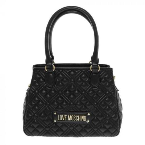 Love Moschino Quiltad handväska i svart Black, Dam