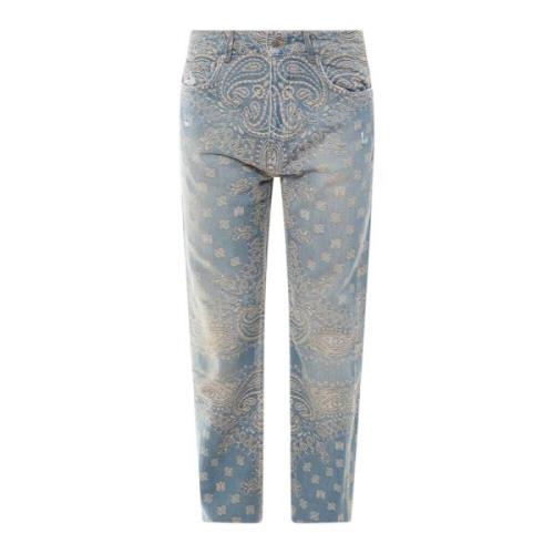 Amiri Blå Jeans med knappstängning Blue, Herr