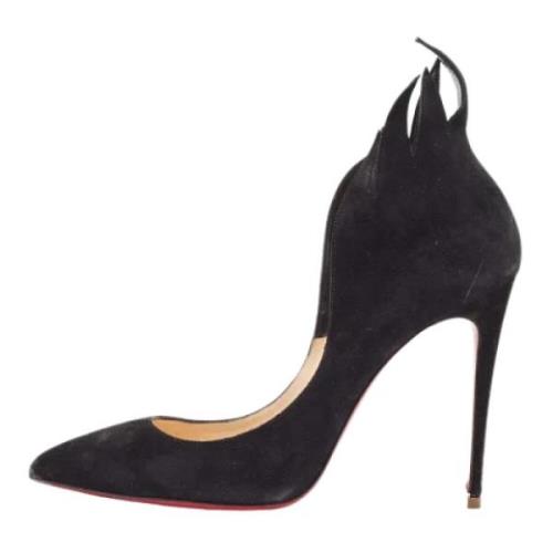 Christian Louboutin Pre-owned Pre-owned Mocka klackskor Black, Dam