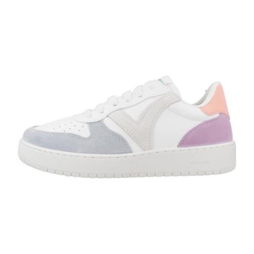 Victoria Färgglada Madrid Sneakers White, Dam