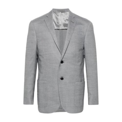 Corneliani Ulljacka med 2 knappar Gray, Herr