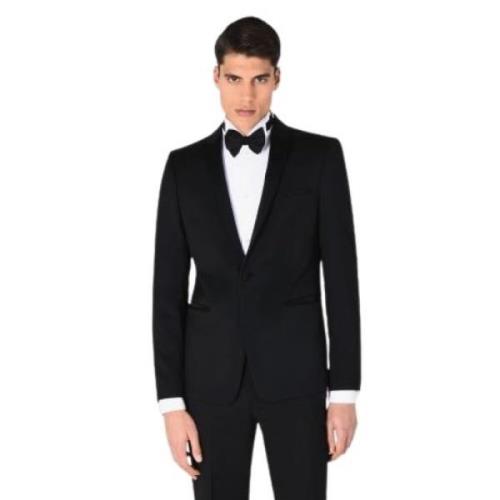 Emporio Armani Elegant Ull Smoking Tuxedo Black, Herr