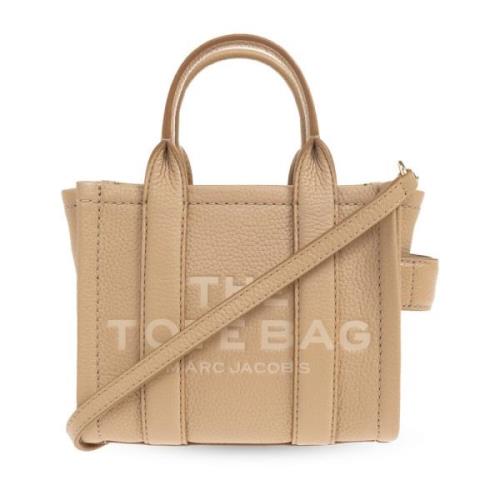 Marc Jacobs Den Mini Tote axelväskan Beige, Dam