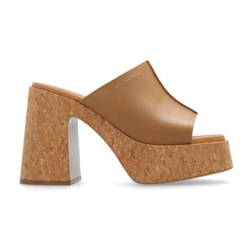 Stella McCartney ‘Skyla’ platform mules Beige, Dam